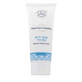 Dr. MUD Dead Sea Cosmetics Mineral Hand Cream | Dead Sea Hand Lotion with Natural Fruit Oils and Extracts, Dead Sea Salt and Minerals