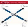 ETERNA Professional 16" Four Way Lug Wrench, Anti-slip Design Cross