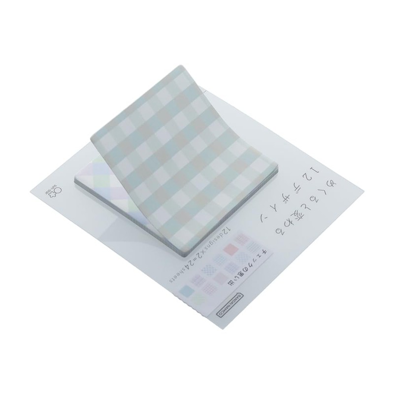 Sunstar Stationery S2843030 Sticky Notes, Swirling Fusen, Checking Memories