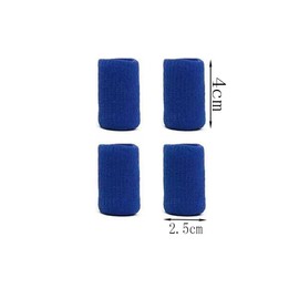 Changyeah 20 Stück Fingerschutz Stricken,Fingerschützer Kompressionsunterstützung,Elastische,Kompressionsschutz Schmerzlinderung Arthritis Sport Fingerbandage zur Schmerzlinderung(blau)