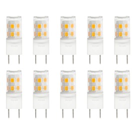 Anyray (10)-LED Pack G8 Replacement Light Bulbs 2W for 120V 20-Watt for Microwave WB25X10019 20W (Daylight White 6000K)