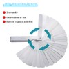 HaoTrade Precision Feeler Gauge, 32 Blades 0.02-1.0mm Stainless Steel Feeler