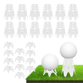 Rolitwils Golf Simulator tees, 22Pcs Plastic Golf Mat Tees for Home, Outdoor or Indoor Golf Tees for Training, Practice Golf tees for Winter Turf and Driving Range, Pack of 12 Tall & 12 Small