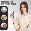 FERYES Ergonomic Non-Slip Long Handle Nail Clippers for Seniors, Unique