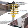 TAIWAIN 1/2" Shank Router Bit 41 PCS Frame Crown Mitered