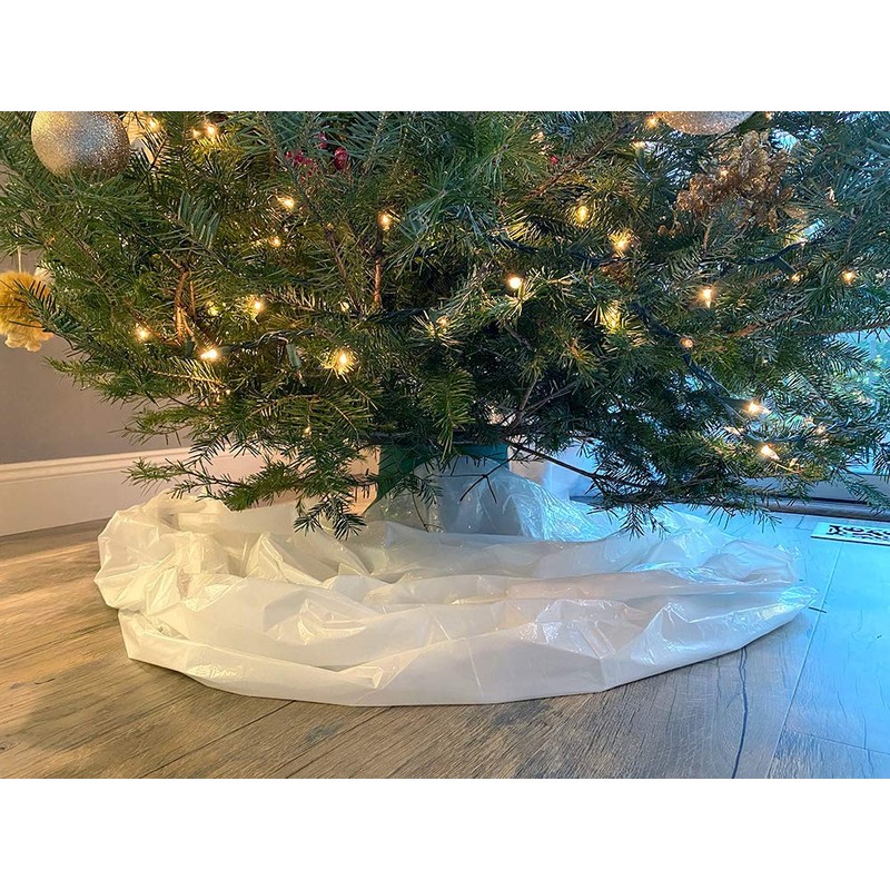 WinterWow Plastic Disposable Christmas Tree Bag for Storage, Removal and