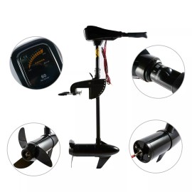 Cloud Mountain 26/55/60/86lbs Thrust Electric Trolling Motor Trolling Boat Motors for Kayak - 60lbs