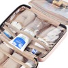 NISHEL Travel Toiletry Bag for Women - Portable Hanging Organizer