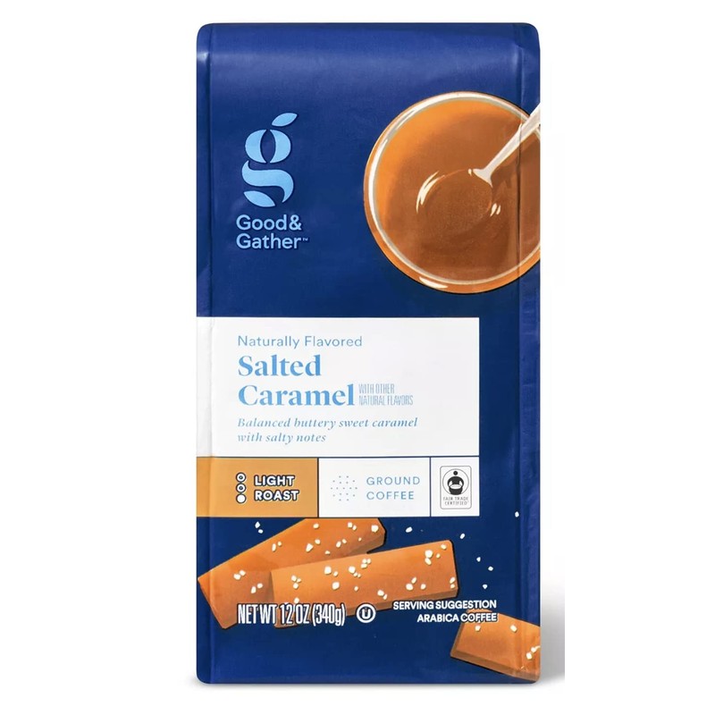 Good and Gather Caramel Macchiato and Salted Caramel Ground Coffee