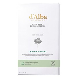Dalba White Truffle Double Mask Pack, 4 packs, 1 pack / 달바 화이트 트러플 더블 마스크팩, 4개입, 1개