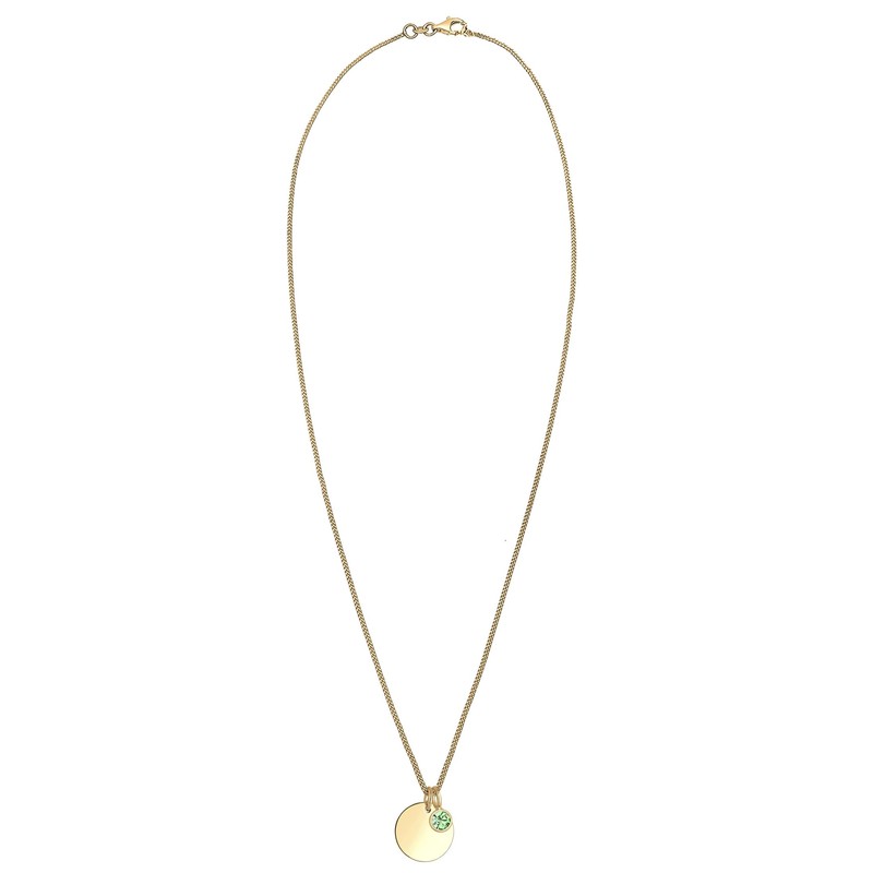 Elli Women's April Birthstone Necklace with Crystals Gold Plated, Silver,