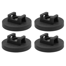 NIYATA Pack of 4 Magnetic Cable Ties, 43 mm Cable Organiser, Magnetic Cable Holder, Magnetic Clips Cable for Car, Office and Home