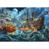 Clementoni 39777 Collection-Pirates Battle 1000 Piece Puzzle for Adults, Illustration
