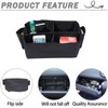 Lcojicep Center Console Hidden Organizer Bag Compatible Compatible with Tacoma