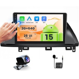 Fuluku【2+64G Android 13 Radio】 for Honda Odyssey 2005-2010 with Wireless Carplay Android Auto, 10.1'' Touch Screen Car Stereo GPS/WiFi/Bluetooth 5.0/SWC/FM RDS/Mic Backup Camera
