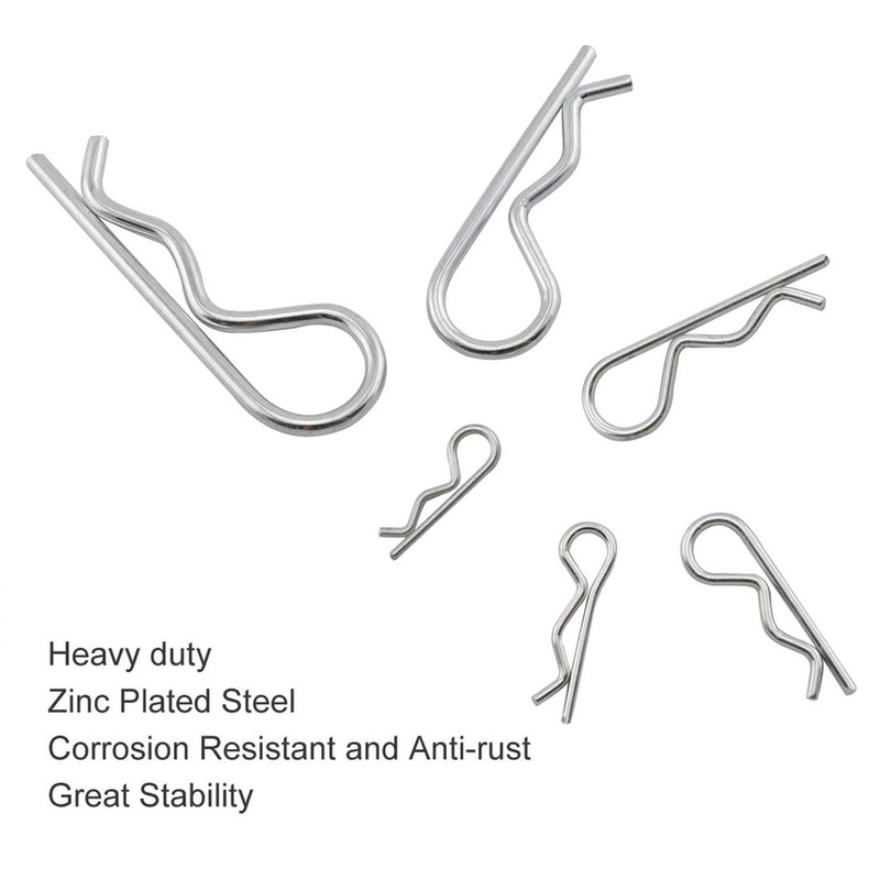 XBDZR 25 Pcs Cotter Pins, Cotter Pin Assortment Kit, Heavy