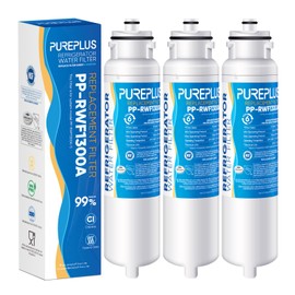 PUREPLUS DW2042FR-09 Repleacement for Daewoo DW2042FR, Kenmore 46-9130, Aqua Crystal DW2042F-09, 60199-0006802-00, FRN-Y22D2V, FRN-Y22D2W, FRNY22F2VI, RWF1300A Refrigerator Water Filter, 3PACK