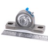 XIKE 2 Pcs SUCP205-16 Bore 1" All Stainless Steel Pillow