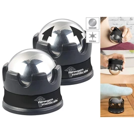newgen medicals Massage Balls: Set of 2 Stainless Steel Cooling Massage Balls (Massage Roller, Cooling Ball, Foot Massager)