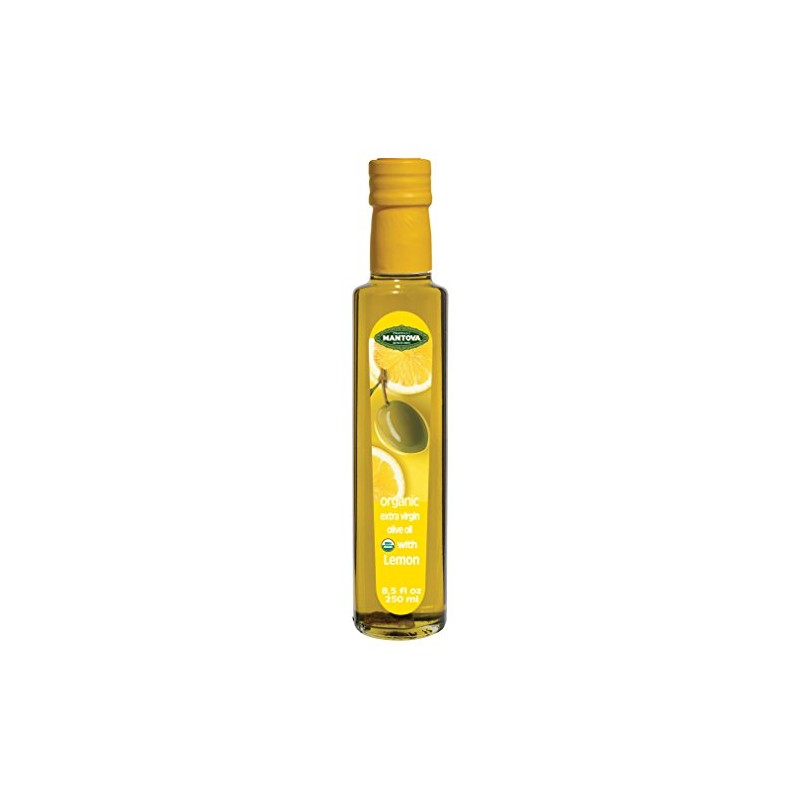 Mantova Lemon Organic Flavored Extra Virgin Olive Oil 8.5 oz