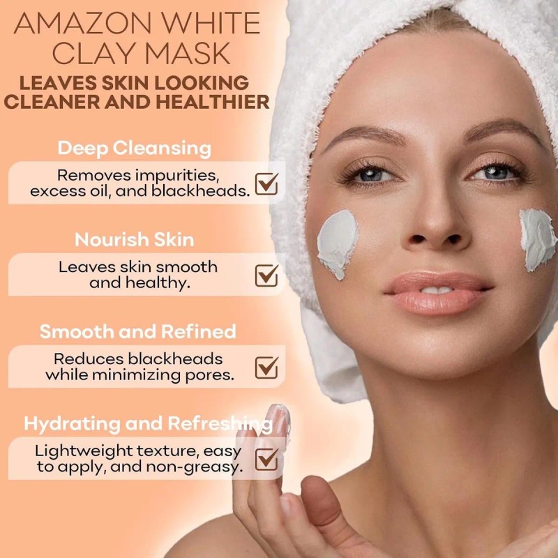 Mascarilla De Arcilla Para Poros Profundos, Mascarilla Para