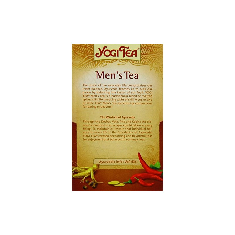 Yogi Tea Organic Men's Tea 17 Teabags by Yogi Tea