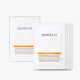 Derma Brightening Bio Cellulose Mask Pack 1 box (5 sheets) (+ 5 sheets of derma cream included) / 더마 브라이트닝 바이오 셀룰로오스 마스크팩 1box (5매입) (+더마크림 5매증정)