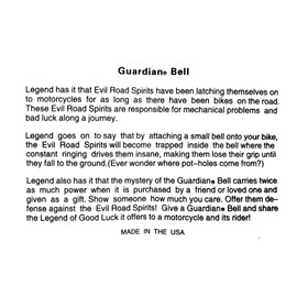 Lady Rider Guardian Bell and hanger