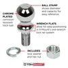 TOWSMART Class IV Chrome Trailer Hitch Ball, 12,000 lb., 2-5/16