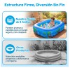 115x82x33cm Cartoon Alberca Piscinas Inflable Rectangular