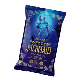 Mythical Meats Mermaid Beef Jerky - 6oz, Pineapple Teriyaki Flavor, High Protein Snack, Made in USA