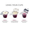 Truevine Economy Communion Cups and Wafer Set - Prefilled Cups