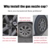 QZXIAOGU Metal Tire Valve Stem Cap Covers RS Emblem Air