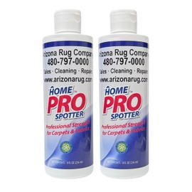Stain and Spot Remover - Stain Remover for Clothes, Laundry, Carpets, Mattress & Upholstery, Removes Pet Stains, Urine, Odors, Red Wine, Grease, Ink & Coffee - Home Pro Spotter, 8 FL OZ - (2 Pack)
