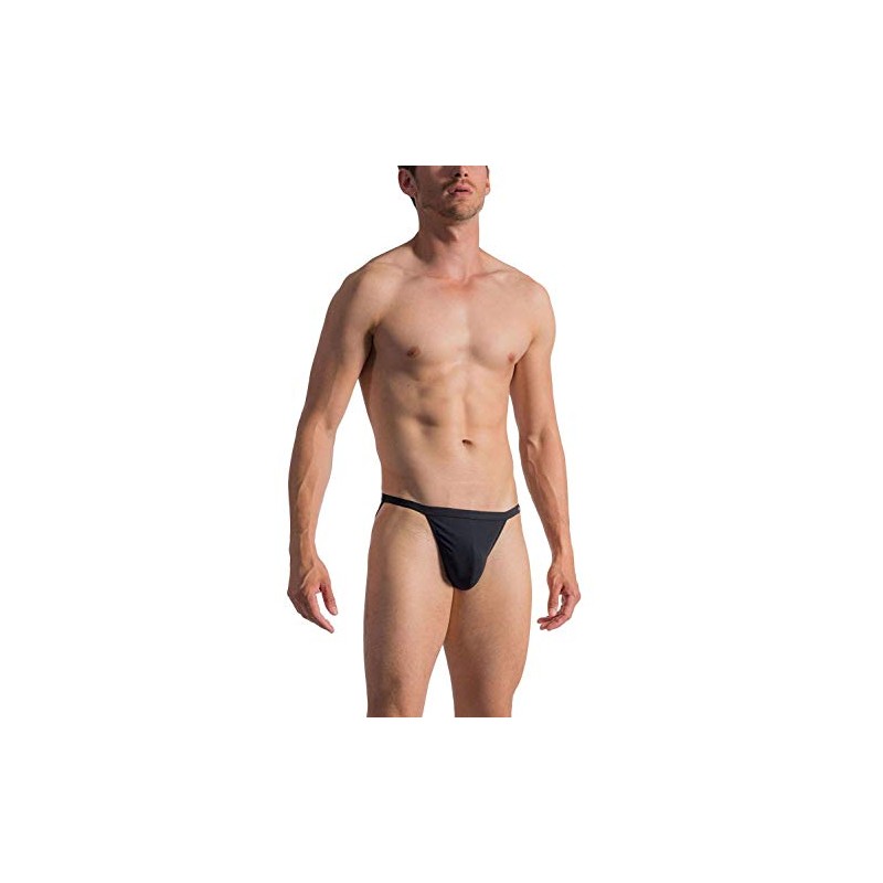 Olaf Benz Men's Blu 1200 Beach Tanga Swim Brief (Black/S)