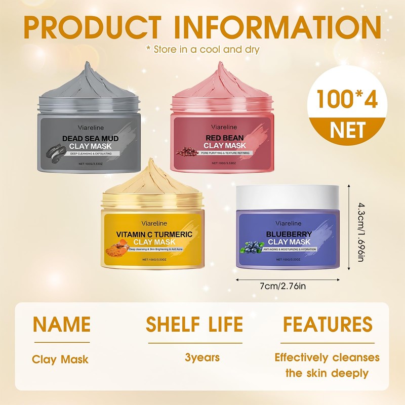 Women's Face Care Set, Face Mask Set, Beauty Set