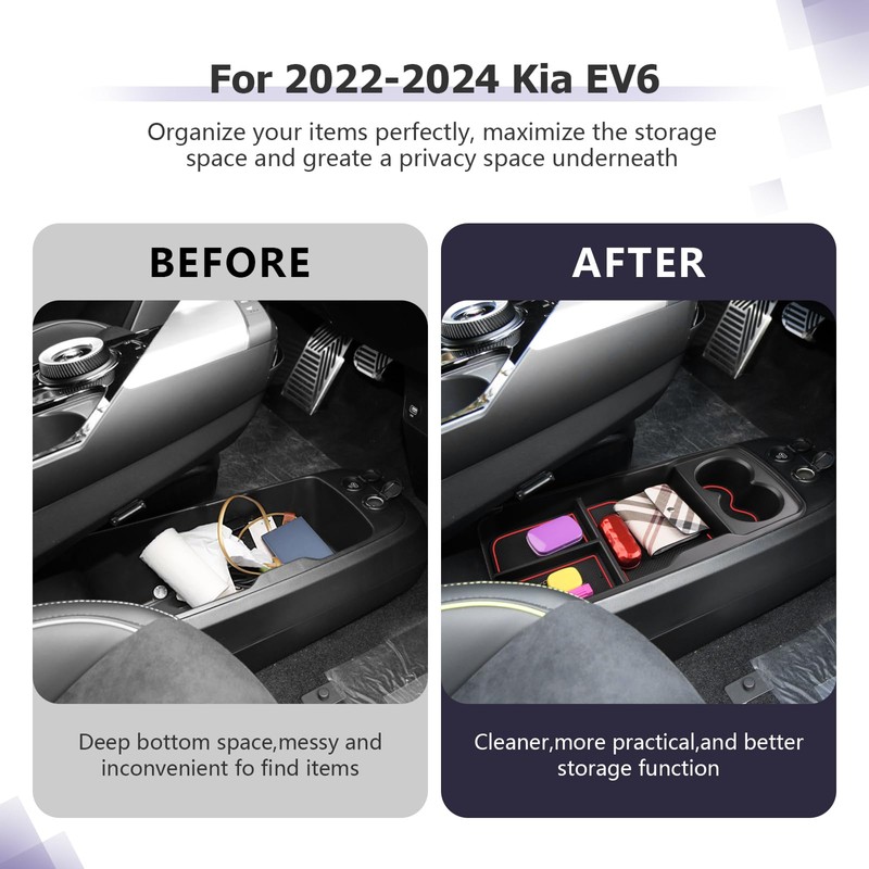 LUWU Compatible with K ia EV6 2021-2024 2025 Centre Console