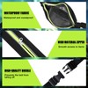 AiQInu Bum Bag Men and Women, Green & Black, running