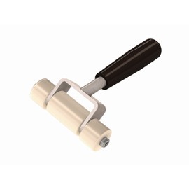 Bon Seam Roller with White Solid Wheel and Three Offset Rollers for Smooth Carpet Seams, Strong Adhesive Activation, and Professional Flooring Installation Control