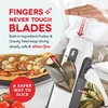DASH Safe Slice® Mandoline Slicer, Julienne + Dicer for Vegetables,