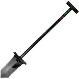 Pro Detector Anaconda NX-5 31" Long Handle Classic Black Tempered Steel Shovel