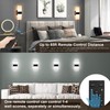 GOODATE Plug in Wall Sconces with Stepless Adjustable 3000K-6500K Colors