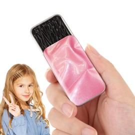 mini bobby pins,50 Count 1.38 inch Metal Hair Clips for Children,Girls and Women,Suitable for All Hair Types (Black Hair Clip-02)