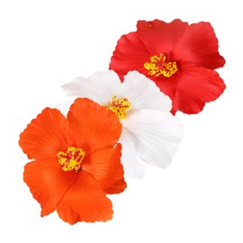 VICASKY 3pcs Flower Shaped Hair Clips for Cute Decorative Hair Accessories for Beach Seaside Everyday Styles