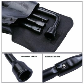 AutoBaBa Spare Tire Tool Replacement Kit for 2004-2014 Compatible with Ford F150, Lug Wrench Tire Tool Set for Jack with Case