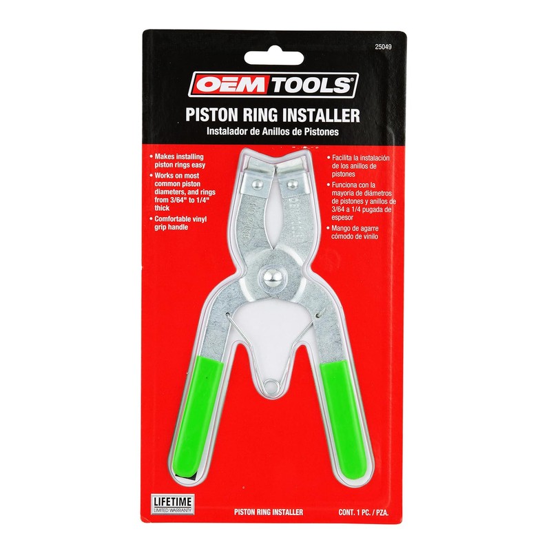 OEMTOOLS 25049 Piston Ring Expander, Piston Ring Installation Tool, Adjustable