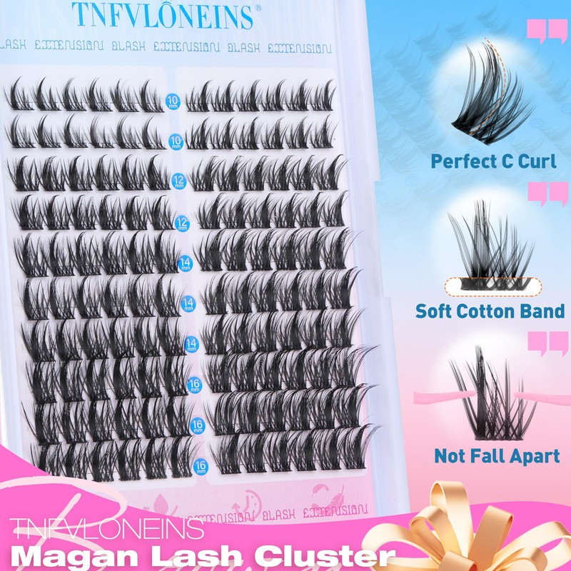 Manga Lash Clusters Kit Natural Lash Extension Kit Wispy Eyelash