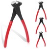 Wokape 1Pcs 8 Inch Red Steel Nail Puller, End Cutting