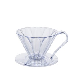 Sanyo Sangyo CAFEC Tritan Flower Dripper CUP1, For 1 Cup, Clear, TFD-1