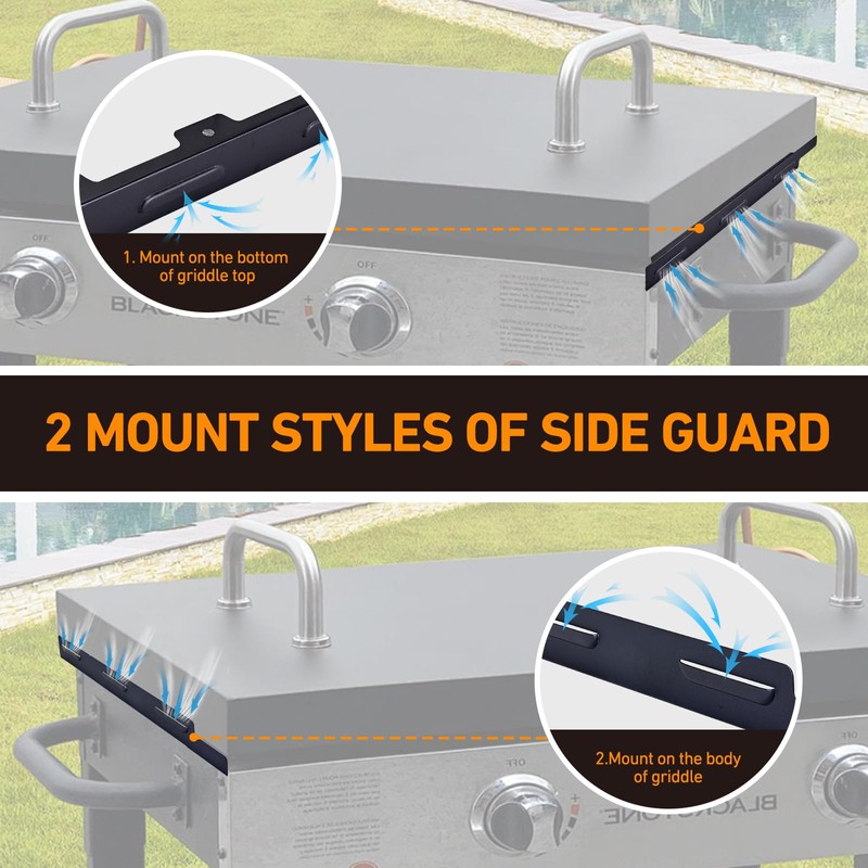 Upgraded Wind Guards for Blackstone 28 inch Griddle, Fit Grill